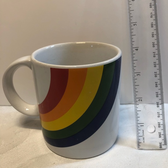 Vintage 1984 F.T.D.A. Rainbow Coffee Mug Made in Korea Pride LGBTQ - Picture 13 of 15